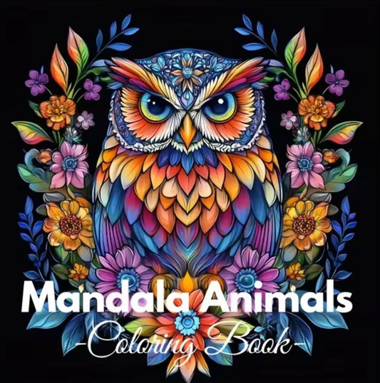 Malbuch Mit Tieren - Mandala Animals - 28 Seiten