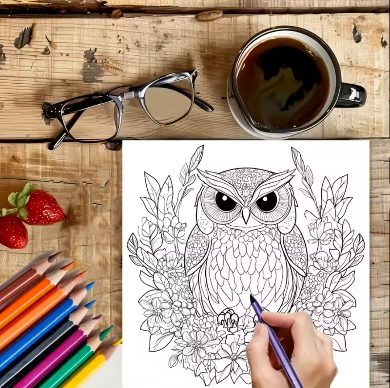 Malbuch Mit Tieren - Mandala Animals - 28 Seiten