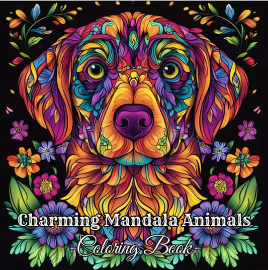 Malbuch Mit Tieren - Charming Mandala Animals - 28 Seiten