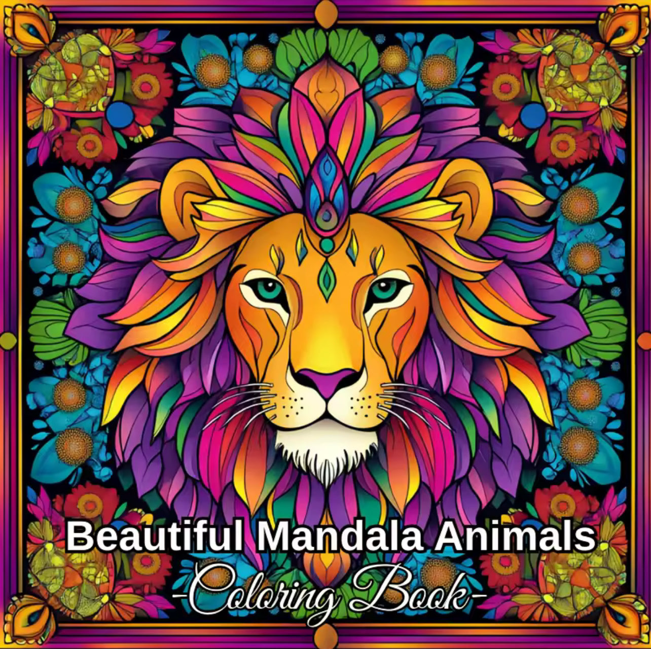 Malbuch Mit Tieren - Beautiful Mandala Animals - 28 Seiten