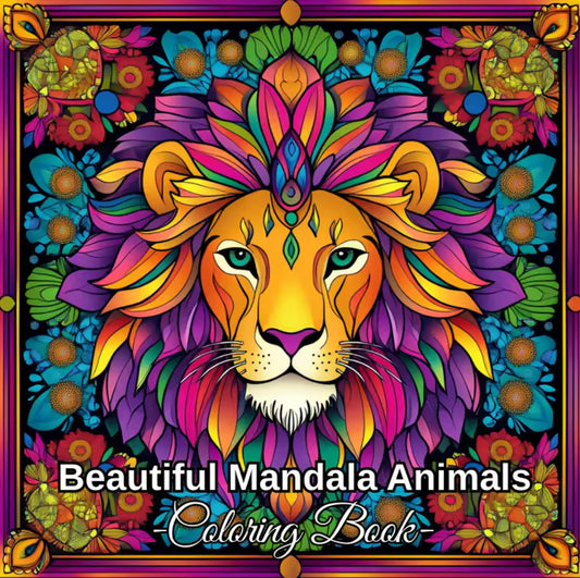 Malbuch Mit Tieren - Beautiful Mandala Animals - 28 Seiten