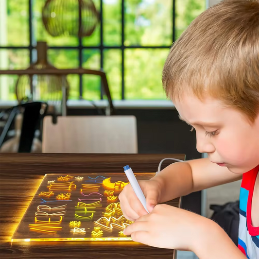 Leuchtendes LED Zeichenbrett für Kinder