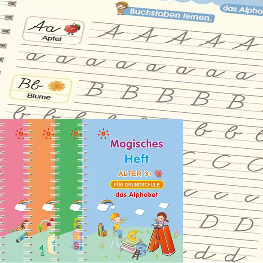 4 Schreibhefte für Kinder