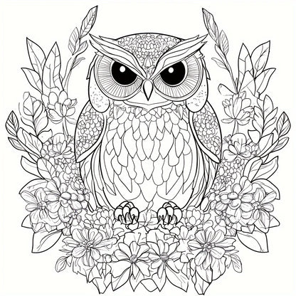 Malbuch Mit Tieren - Mandala Animals - 28 Seiten