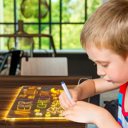 Leuchtendes LED Zeichenbrett für Kinder
